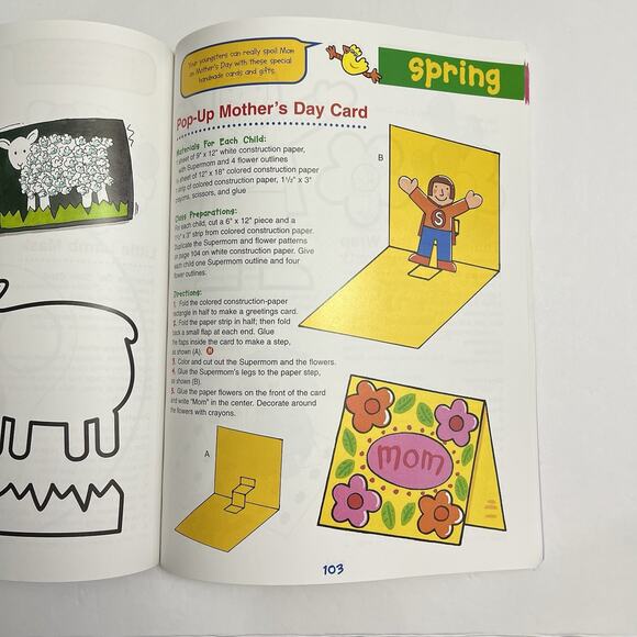 Arts and Crafts for All Seasons The Mailbox Books Staff Paperback Grades 1 to 3 - Picture 7 of 10